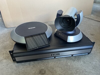 LifeSize Room 220i Rack Unit Plus Desktop Conference Phone And Camera *READ*