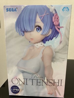 Rem Re:ZERO LPM Figure Oni Tenshi Angel Ver. Figure Sega