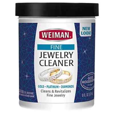 Solucion De Mantenimiento De Joyas Limpiador Liquido De Oro Plata Diamantes 6 Oz