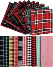 20 10.6" Pieces Iron-on Plaid Patches Buffalo Fabric Plaid Patches Heat Transfer