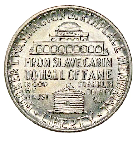 Uncirculated 1946 Philadelphia Mint Booker T Washington Half Dollar USA🇺🇸 - Image 2 of 2