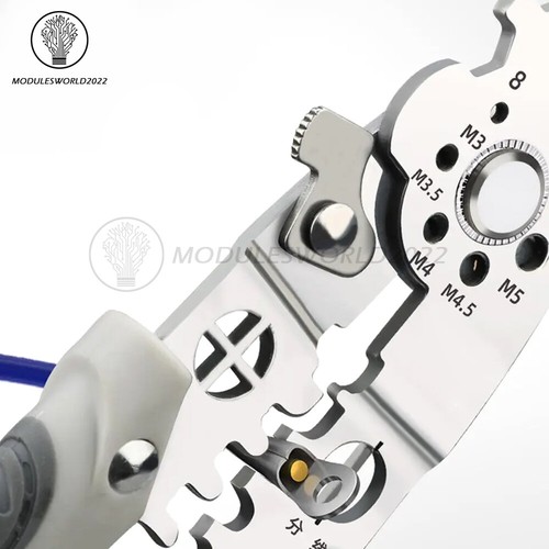 Wire Stripper Pliers Multifunctional Electric Cable Stripper Crimper Cutter Tool - Picture 14 of 14