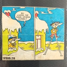 Early Tipi Tip Kent #210 TipiTip Chewing Bubble Gum Wrapper RARE