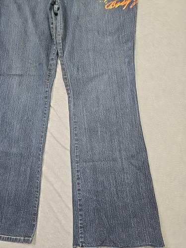Jazzie Jeans Womens 15/16 Blue Denim Stretch Straight Leg 90s Hip Hop - Picture 5 of 16