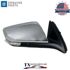 2014-2020 CHEVROLET IMPALA Passenger Side Mirror with BSM Memory Chrome 15pin