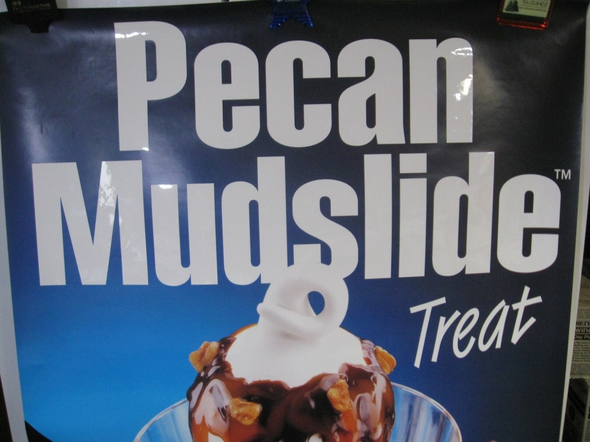 Vintage 1997 DAIRY QUEEN PECAN MUDSLIDE Poster 31