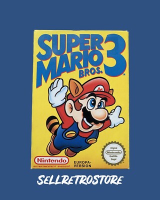 Nintendo - NES  - Super Mario Bros 3 - CIB - OVP - Sammler - Retro Gaming - PAL