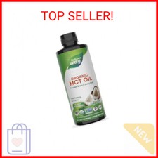 Nature's Way Organic MCT Oil, 16 Fl Oz, Brain and Body Fuel from Coconuts , C8 C