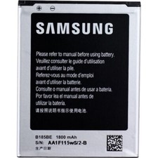 SAMSUNG BATTERIA LITIO ORIGINAL 1800 MAH EB-B185BE B185BC GALAXY CORE PLUS G350