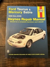 Haynes Ford Taurus & Mercury Sable 1996 - 2001 Repair Manual 36075