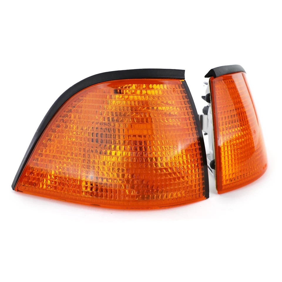 Coppia frecce arancioni destra sinistra adatte per BMW Serie 3 E36 Coupè Cabrio 92-99 - Immagine 3 di 4