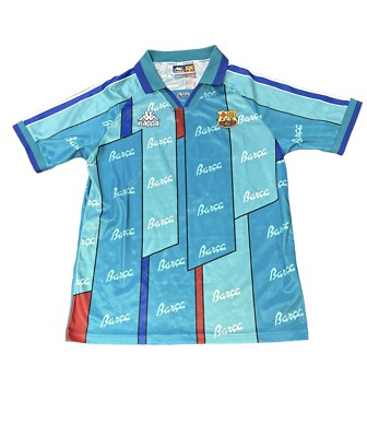 FC Barcelona 95/97 Kappa バルセロナ　ユニフォーム　M Barcelona 1997/97 Home kit バルセロナ ユニフォーム 【訳あり