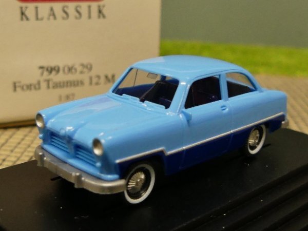 1/87 Wiking Ford Taunus 12M blau / dunkelblau 799 06 | eBay