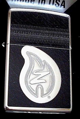 Original ZIPPO Feuerzeug Z Leather Stitching Chrom poliert 60000.248 NEU !