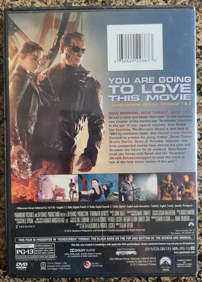 Terminator Genisys (2015, DVD) | eBay