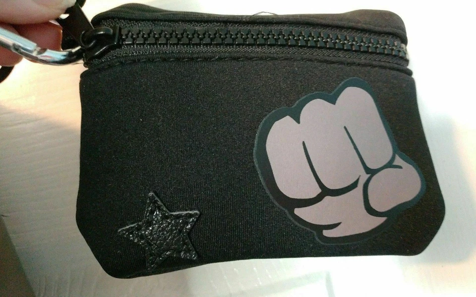 Mochila de mão 2 em 1 conjunto LOTE prata preta plus tiracolo - Imagem 4 de 4