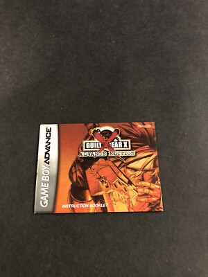guilty gear x advance Edition gba manual