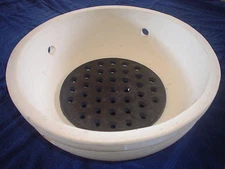 Kamado King Heavy duty FIREBOX & IRON CHARCOAL GRATE bbq smoker cooker hibachi