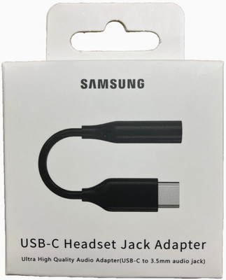 Samsung USB-C (Male) to 3.5mm Headphone Jack (Female) Headset Jack Adapter