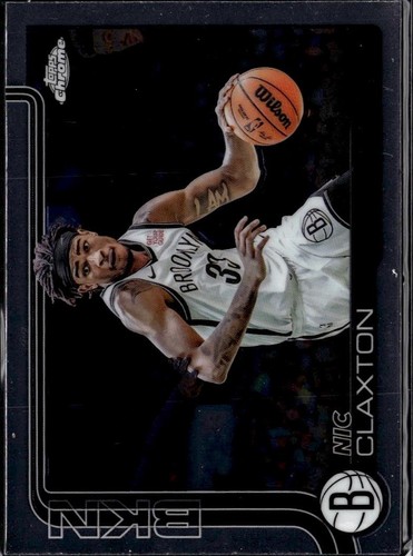Nic Claxton – 2025-26 Topps Chrome Basketball · Base Cards #27 Nic Claxton