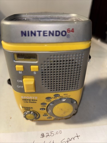 Nintendo 64 Sport Am Fm con Luz Bicicleta Radio Raro Funciona Luz Necesita Bombilla Como Está. - Imagen 3 de 12