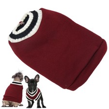 Pet Knitwear V Neck College Style Dog Knitted Autumn And Winter Vest For Cat Dog