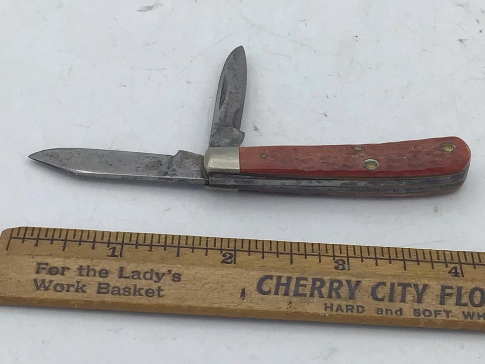 CASE XX CUTLERY CO EE. UU. 1965-69 SUPER RED BÓNE 6229 1/2 RENACUAJO JACK V2 Foto 2 de 3