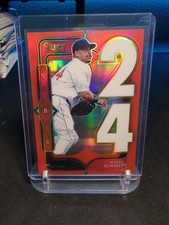 2025 Panini Select - Select Numbers Manny Ramirez #14 Red Prizm /99
