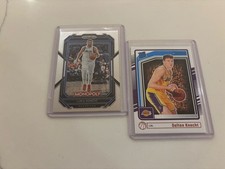 Prizm Momopoly Luka Doncic + Donruss Rated Rookie Dalton Knect RC LA Lakers