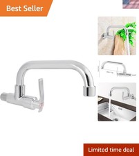 Kitchen Water Faucet, G1/2in Water Inlet Thread Wall Mounted Single Cold Wate...