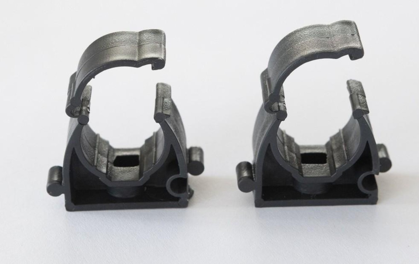 Closed Tubular Handle 32mm Grey UZ 32 SZ 10504/100pcs