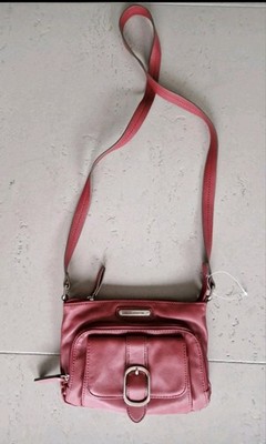 Liz Claiborne Handtasche Neu Rot Schultertasche Leder