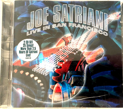 Joe Satriani- Live In San Francisco  CD  2-disc set + 1990 Concert Ticket Stub!