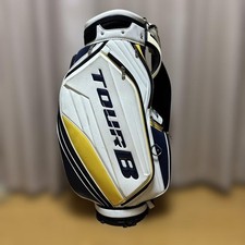 BRIDGESTONE Tour B Pro Model White cart bag golf caddy bag rare japan used