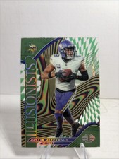 1122024 - 2024 Panini Illusions - Justin Jefferson Illusionists Emerald #18