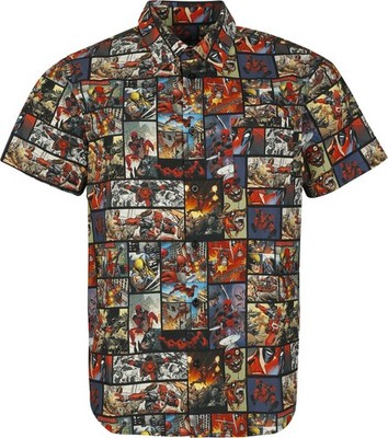 Deadpool Kurzarmhemd Herren Deadpool - Comic multicolor