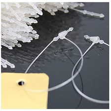 2000pcs Plastic Fastener Hang Tag Snap Lock 5 Inches Pin Security Loop Best f...