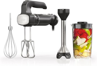 Immersion Blender, Foodi Power Mixer System, 750-Peak-Watt Handheld Emulsion