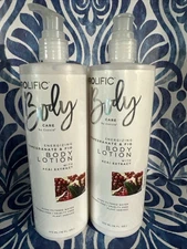 2 - Prolific Body Care Energizing Pomegranate & Fig Body Lotion 16 fl oz NEW