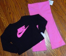 NIKE SPORT AUTHENTIC TODDLERS GIRLS BRAND NEW ORIGINAL 2Pc SET Size 6X, NWT