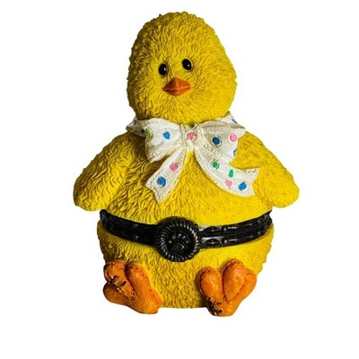 Boyds Bears Lily's Chick w/Eggbert McNibble Easter Hinged Treasure Box