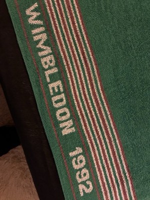 Original Wimbledon 1992  Tennis Handtuch / Duschtuch Von Christy