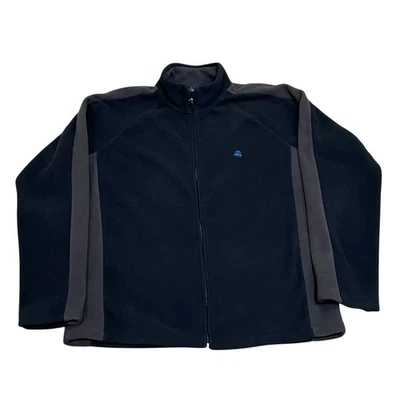 BROOKS BROTHERS "346" Full Zip Fleece Jacket XL Black Gray Outdoor Warm - Image 1 of 3