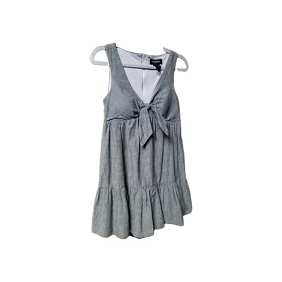 Alyn Paige New York Gray Mini Dress Size 3/4 Back Zipper Excellent  Condition | eBay