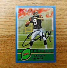 Carson Palmer 2003 Topps Chrome #166 Rookie AUTOGRAPHED