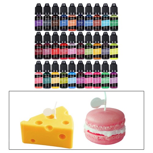 30x Candle Dye Liquid, Candle Coloring Soap Coloring Dye Candle Dye Colorant - Picture 7 of 7