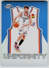 2023-24 Contenders Optic Uniformity Chet Holmgren #26 Thunder Silver Prizm