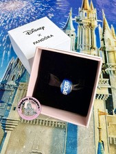 2026 Walt Disney World Parks Pandora Blue Epcot Murano Glass Charm New