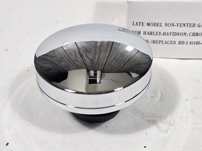 NEW 1982-1999 Harley Fat Bob Tank Non Vented Gas Cap, 61103-83A