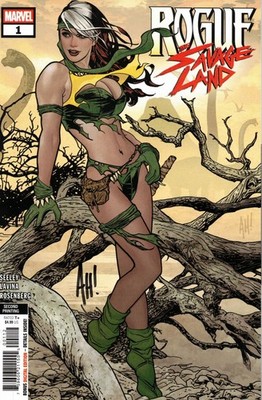 Rogue: The Savage Land #1 Adam Hughes Signed 2nd Printing